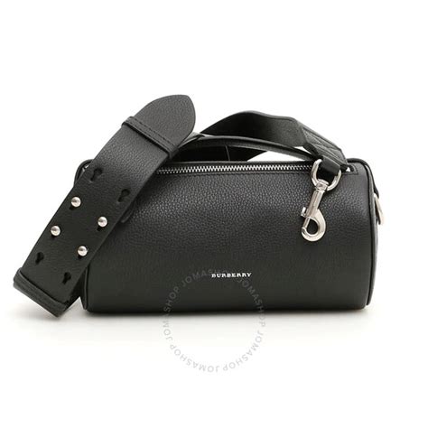 burberry black ladies cylinder leather shoulder bag|burberry shoulder bag outlet.